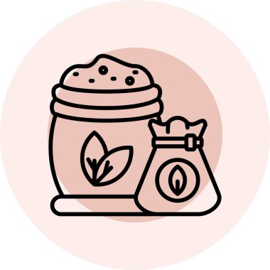 Yaprak ve kavanozlu kavanoz