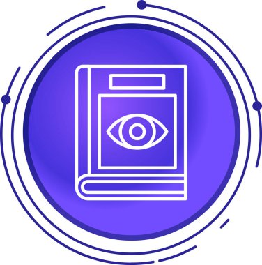 Göz simgesi vektör illüstrasyonu