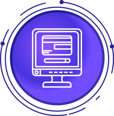 vektör bilgisayar simgesi, vektör illüstrasyonu