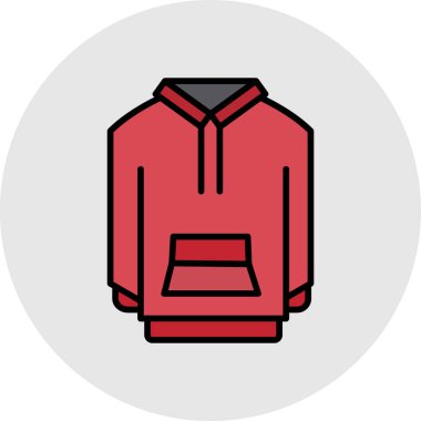 Ceket ikonu. vektör illüstrasyonu