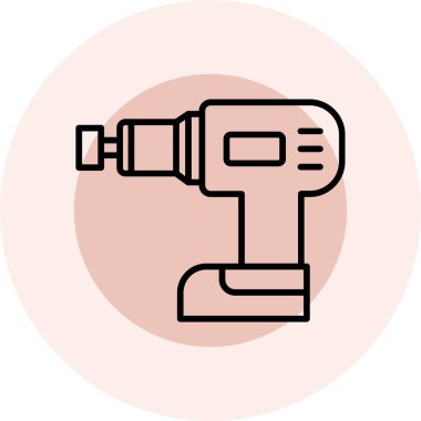 Bir tornavidanın vektör çizimi