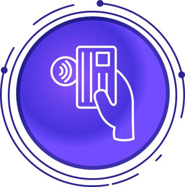 Akıllı saat simgesinin vektör çizimi