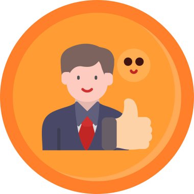 İş adamları iş, finans ve yönetim için sabit simge