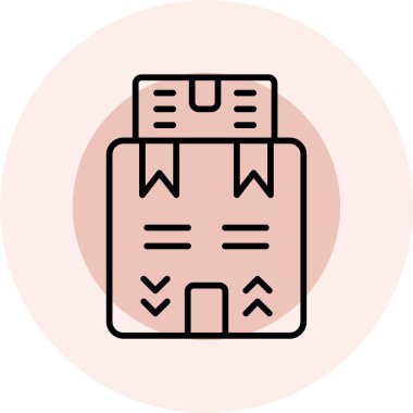 Modern bir simgenin vektör illüstrasyonu