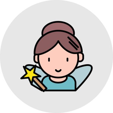 Bir yıldızın vektör illüstrasyonu