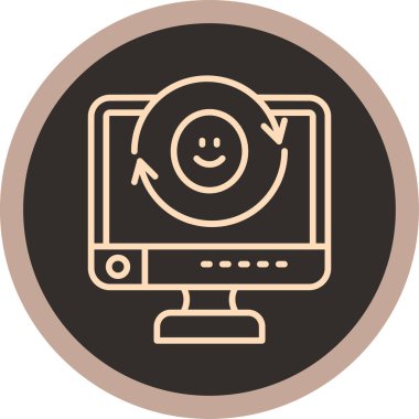 seo modern simgesinin vektör illüstrasyonu