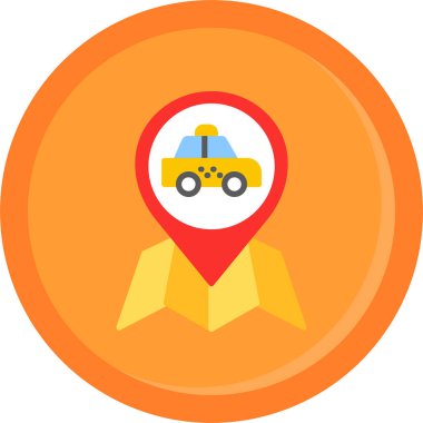 Harita konumu vektör simgesi