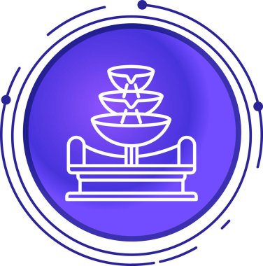 Beyaz arkaplanda Çin kağıdı fener ikonu izole edildi. Renkli taslak konsepti. Vektör.