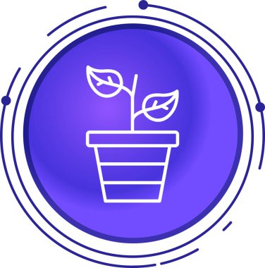 Beyaz arkaplanda izole edilmiş el simgesinde filizlenen çizgi. tohum ve tohum. Yerleştirme işareti. Doğa. Renkli taslak konsepti. vektör.