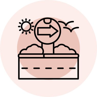 seo modern simgesinin vektör illüstrasyonu