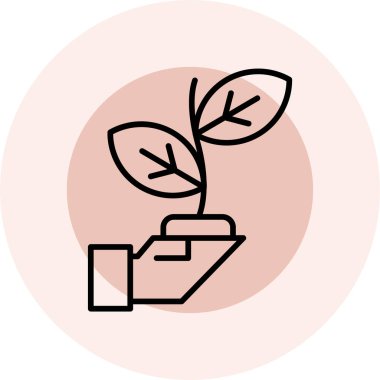 Vektör Ağacı Simgesi illüstrasyonu