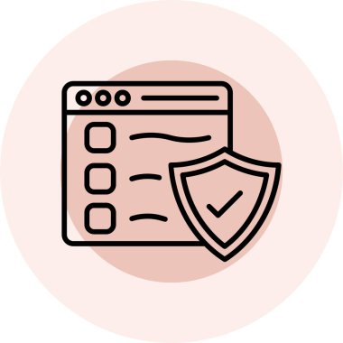 Web tasarımı. düz simge