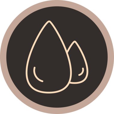 Ağaç simgesinin vektör illüstrasyonu