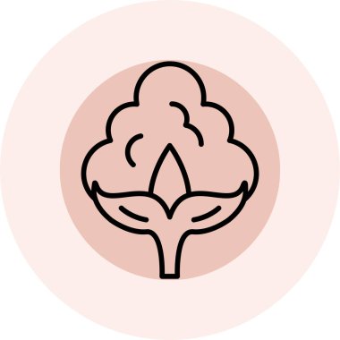 ağaç simgesi vektör illüstrasyonu