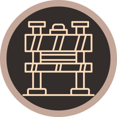 Vektör Koltuğu Simgesi illüstrasyonu