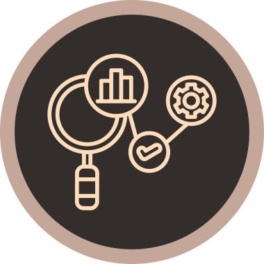 seo modern simgesinin vektör illüstrasyonu