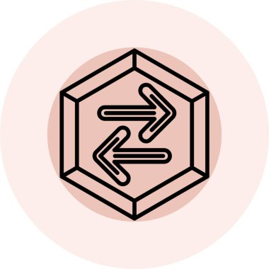 ok simgesinin vektör illüstrasyonu