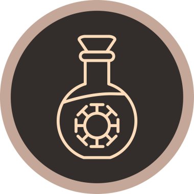 Bir şişe şarabın vektör çizimi