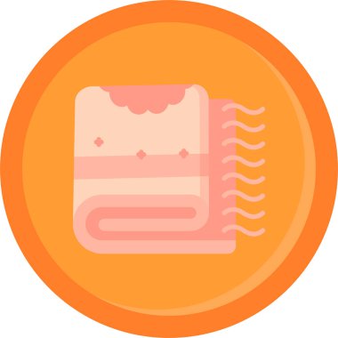 Yemek. Web simgesi basit illüstrasyon