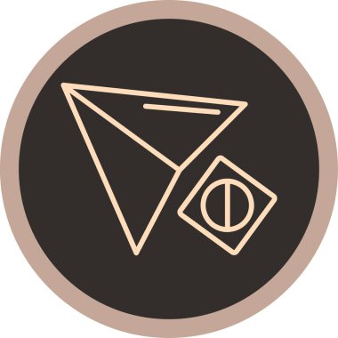 pusula simgesi modadan izole edilmiş arkaplan