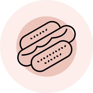 Gıda simgesinin vektör illüstrasyonu