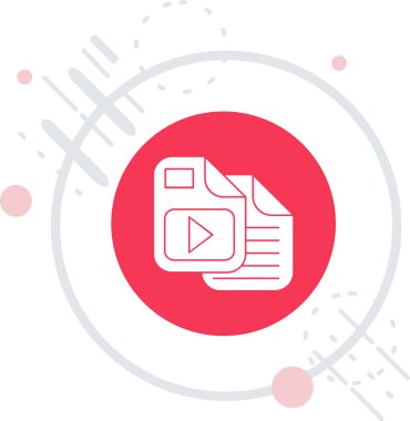 Modern simgenin vektör illüstrasyonu