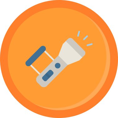 Bir yangın söndürücünün ikonunun vektör çizimi