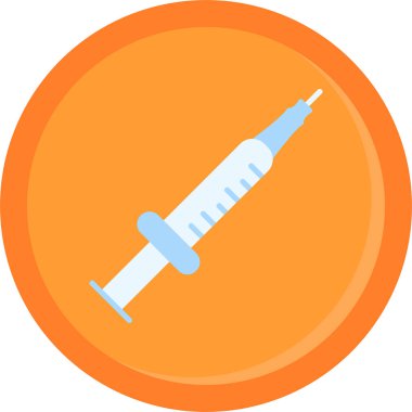 Aşı eşkenar dörtgen simgesi, düz tasarım