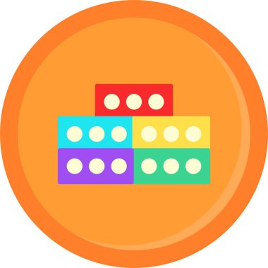 Haplar. Web simgesi basit illüstrasyon