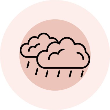 bulut web simgesi, vektör illüstrasyonu