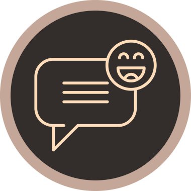 konuşma balonu ikonu vektör illüstrasyon tasarımı