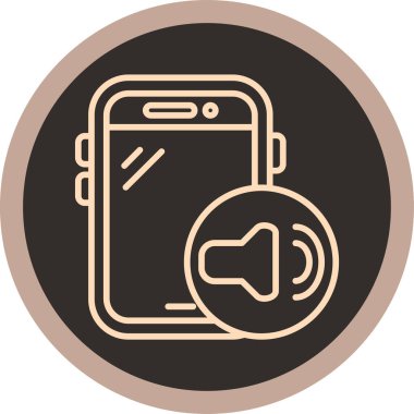 vektör telefon simgesi çizimi