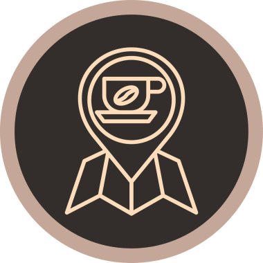 Moda tarzında izole edilmiş kupa simgesi