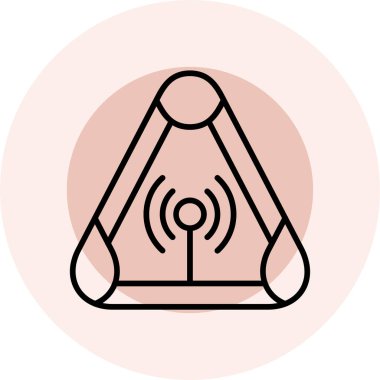 B-fi işaretinin vektör illüstrasyonu