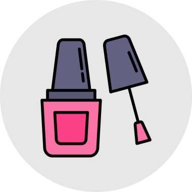 boya fırçası simgesi, vektör illüstrasyonu basit tasarım