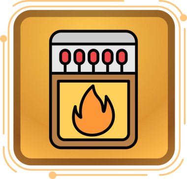 Yanan Mum simgesi. Yanan Mum vektör simgesi web için basit örnek