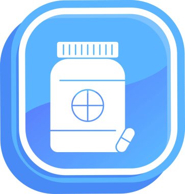 İlaç simgesinin vektör illüstrasyonu