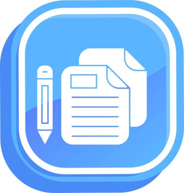 bir belgenin vektör simgesi