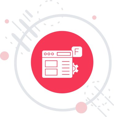 vektör çizim tasarım belge simgesinin