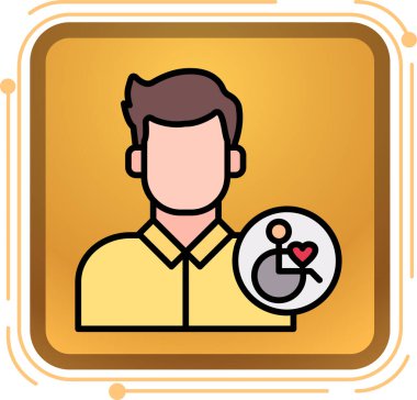 Tam ortasında, kalbe aşık bir adam.