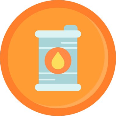 Petrol simgesinin vektör illüstrasyonu