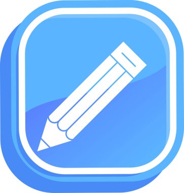 kalem simgesinin vektör illüstrasyonu