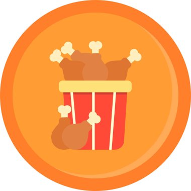 Davul düzlüğü simgesi, vektör, illüstrasyon