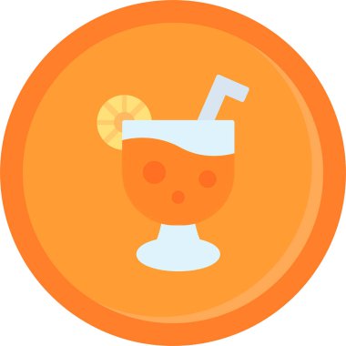 Meyve suyu. Web simgesi basit tasarım