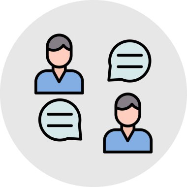 sosyal medya vektör illüstrasyon tasarımı olan bir grup insan