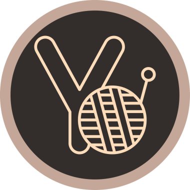 Modern bir simgenin vektör illüstrasyonu