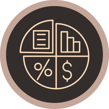 Modern simgenin vektör illüstrasyonu