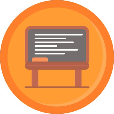 Bilgisayar. Web simgesi basit illüstrasyon