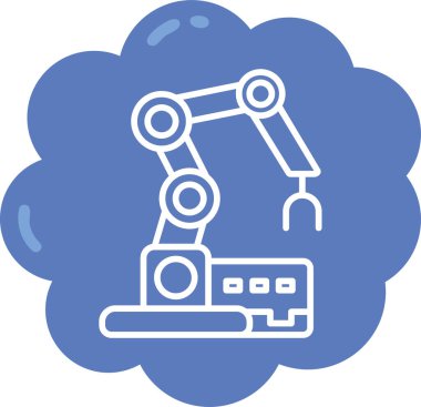 Robot simgesi, vektör çizimi