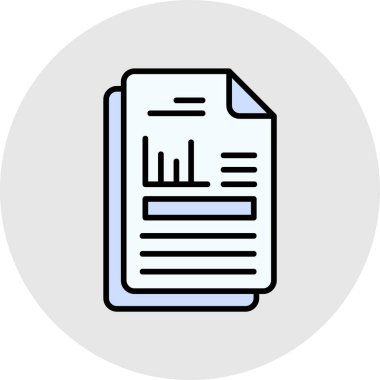 dosya belgesi vektör illüstrasyonu